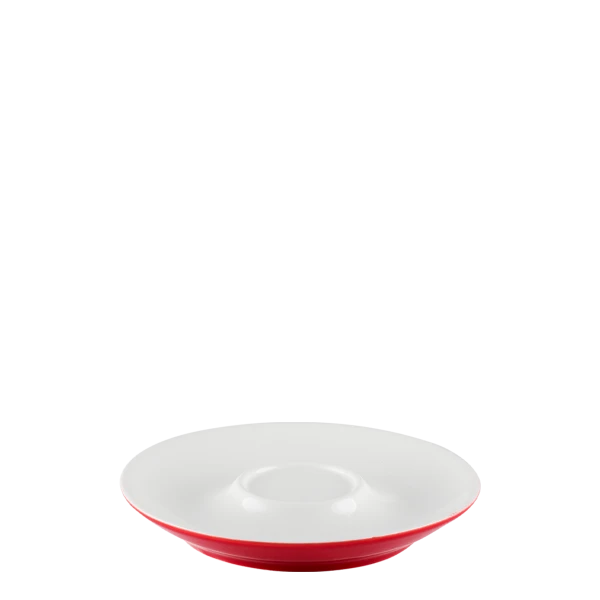 Podšálka na kávu/čaj červená 15 cm - RGB
