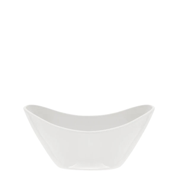 Bowl oval 16 x 12 x 7 cm — Gaya Atelier white