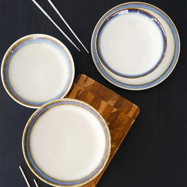 Bowl Ø 19.5 cm H: 5.5 cm — Gaya Atelier Silom