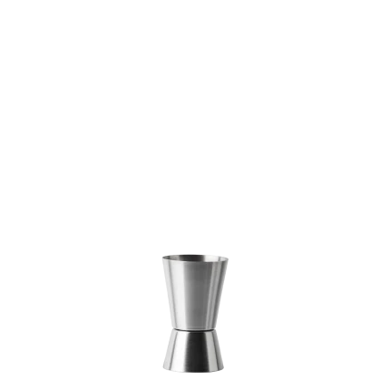 Messbecher CNS matt 20 ml / 40 ml auf Hängekarton Basic Bar