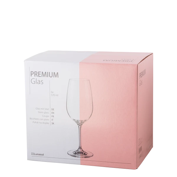 Poháre Rioja / Tempranillo 570 ml set 6 ks - Premium Glas Crystal