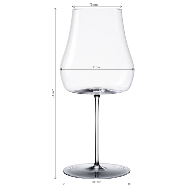 Wine glass Set 2 pcs. — Green Wave Platinum Line Lunasol II