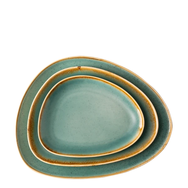Tanier Triangle Sand tyrkysový 20,5 x 15,9 cm – Gaya