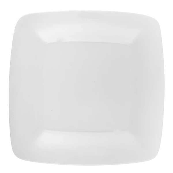 Square plate 24 × 24 cm — Tosca white