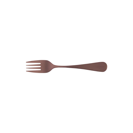 Cake Fork — Baguette Vintage PVD Copper Stone Wash