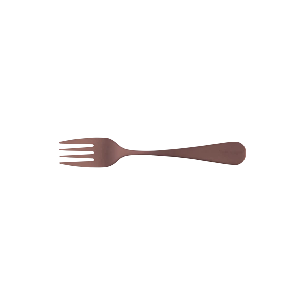 Cake Fork — Baguette Vintage PVD Copper Stone Wash