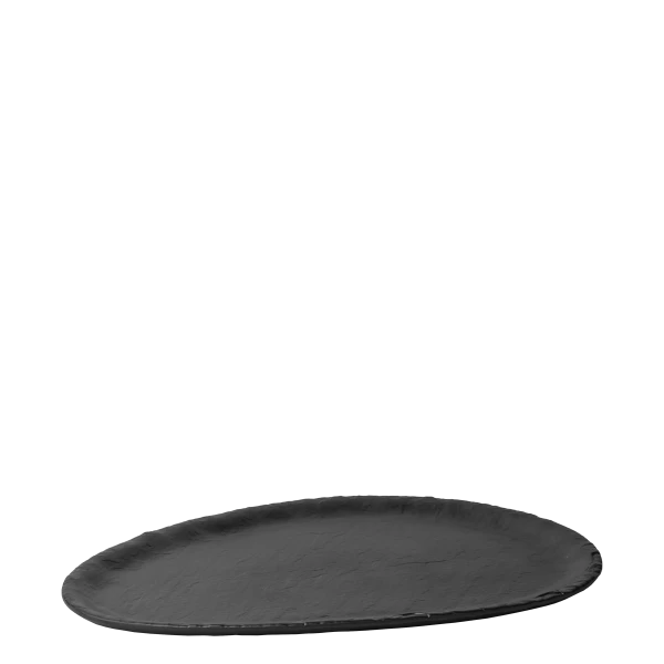 Tray triangle 35 x 25 x 1.5 cm — Elements Melamin black (Flow)