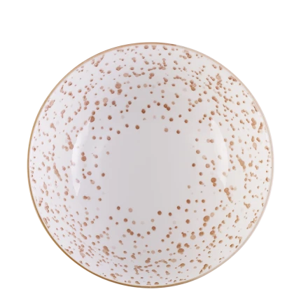 Müslischale mit Champagner Muster 17,8 cm - Basic