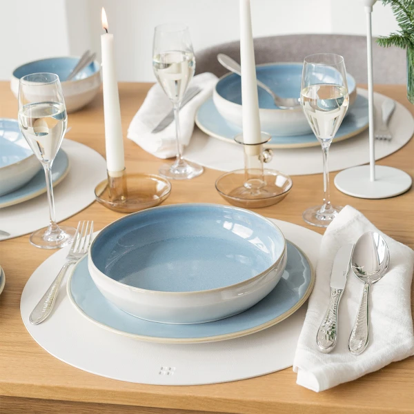 Tanier hlboký U-Coupe 22 cm - Gaya Elements Glacial Ice North