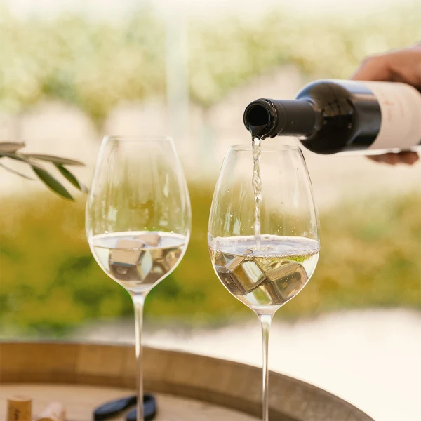 Weissweingläser 280 ml 2er-Set - FLOW Glas Platinum Line