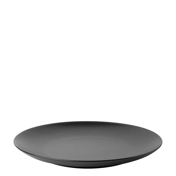 Flat plate 27 cm Set 4-pcs. — BASIC Lunasol black satin
