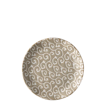 Teller flach Wavy Ø 20.5 cm, H: 2.2 cm - Levante Pearl