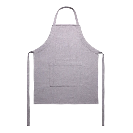 Zástěra 70 x 85 cm stříbrná melange — BASIC Ambiente
