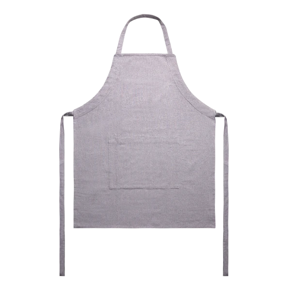 Zástěra 70 x 85 cm stříbrná melange — BASIC Ambiente