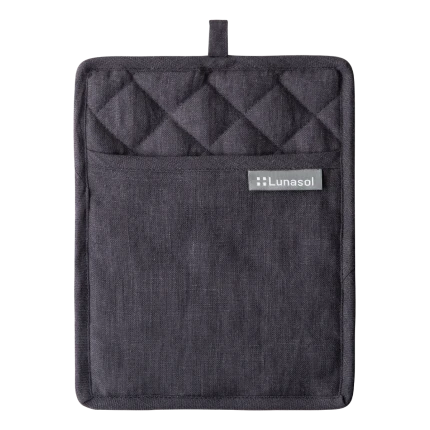 Topflappen 19 x 24 cm Anthrazit