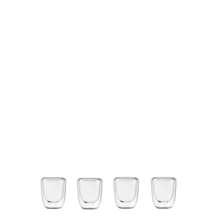 Pohár BASIC Glas Double Wall 70 ml - set 4 ks