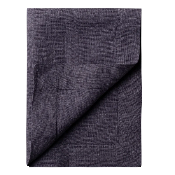 Antracitové ľanové prestieranie 35 x 50 cm - Gaya Ambiente
