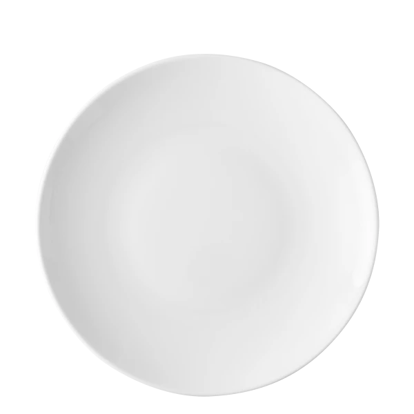 Plate flat 31 cm — Chic white
