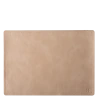 Placemat rectangle PVC sand — Elements Ambiente Leather Look