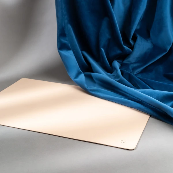 Placemat rectangle PVC sand 45 x 32 cm — Elements Ambiente