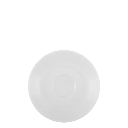 Mocca saucer Ø 12.5cm, taliansky štýl — Chic white