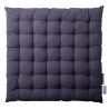Polštář na židli 40 x 40 x 4 cm oceľová sivá — BASIC Ambiente