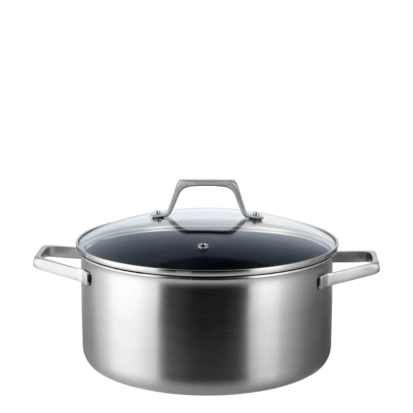 Hrniec Ø 24 cm, H: 11 cm so skleneným vekom — Sirius Terra Multi-layer Lunasol