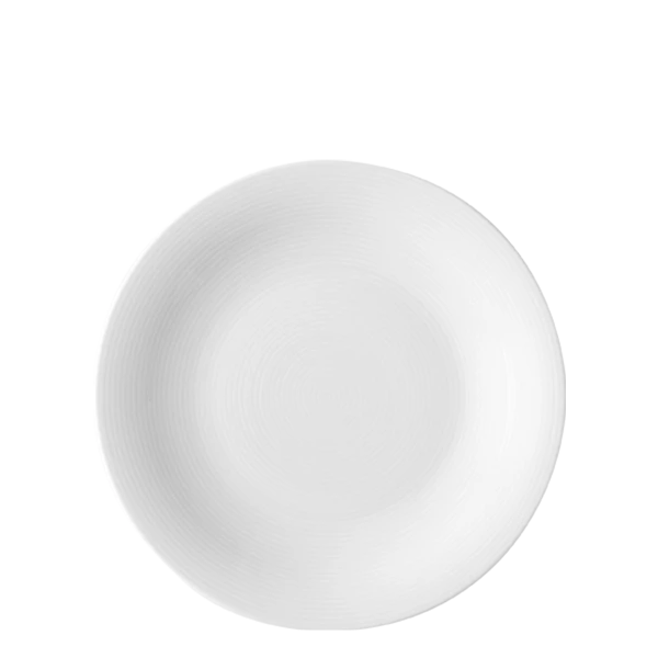 Plate flat Coupe Relief 21 cm — Chic Relief white