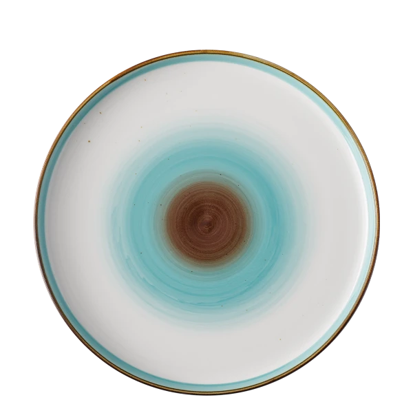Flat plate U-Coupe 280 mm — Gaya RGB Rustico gloss Lunasol
