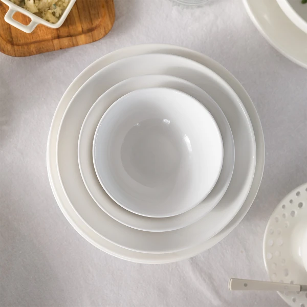 Bowl ø 15 cm H: 5.5 cm — Gaya Atelier white mirror