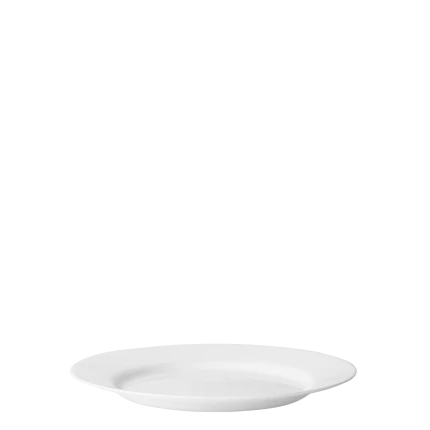 Plate flat 22.5 cm, Opal Glass white — Arcoroc Nova Aquitania