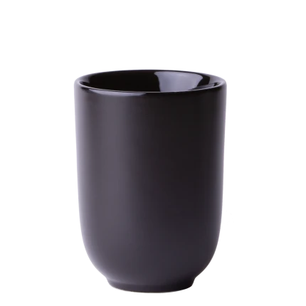 Šálka bez uška čierna 300 ml - Flow