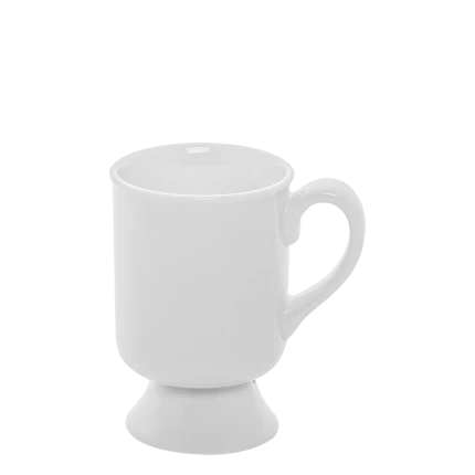 Weisse Tasse gross Lunasol 190 ml