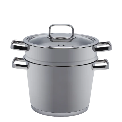 Pastatopf 24 cm, Merkur 6,5 l mit Glasdeckel Premium Lunasol