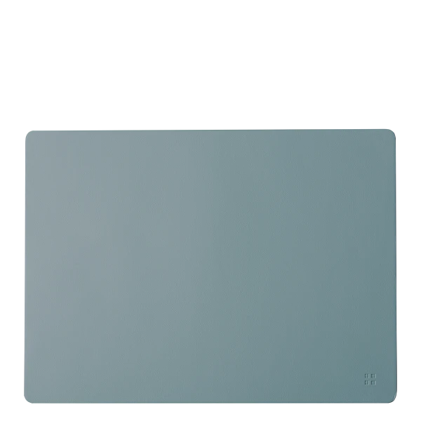 Placemat rectangle PVC light blue 45 x 32 cm — Elements Ambiente