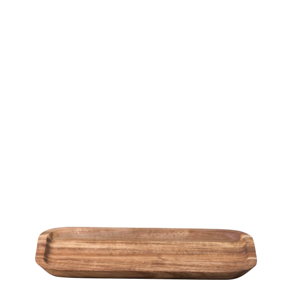 Tray rectangular Acacia 25 x 14 x 1.5 cm — FLOW Wooden