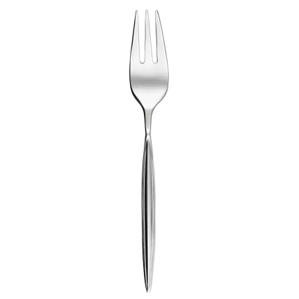 Cake Fork hollow handle — Montevideo all mirror Platinum Line