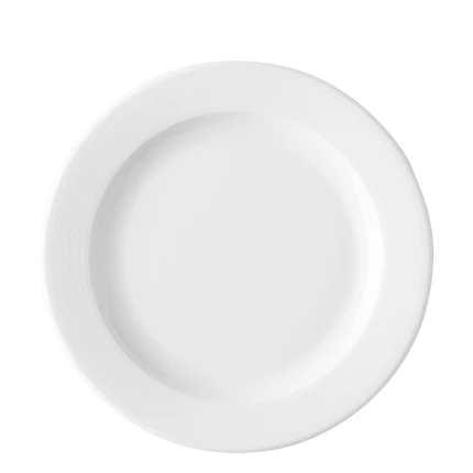 Plate flat Relief 16.5 cm — Chic Relief white