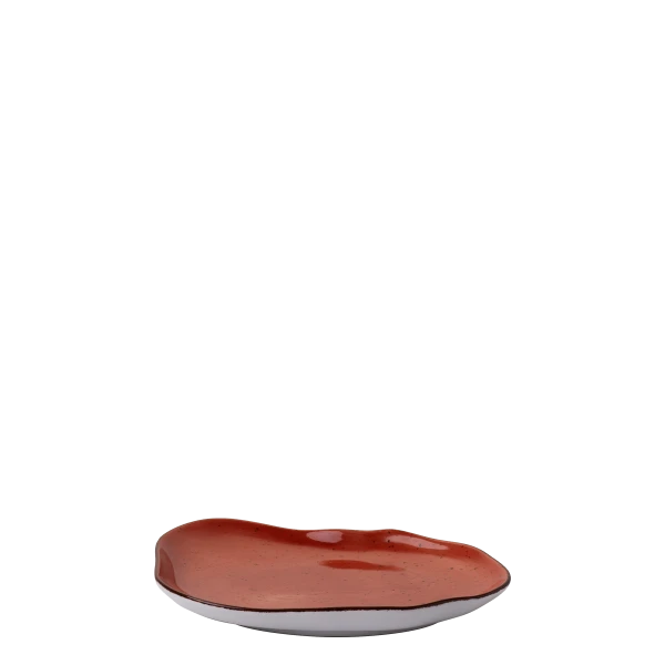 Talíř plytký 17 cm červený — Hotel Inn Chic barevný