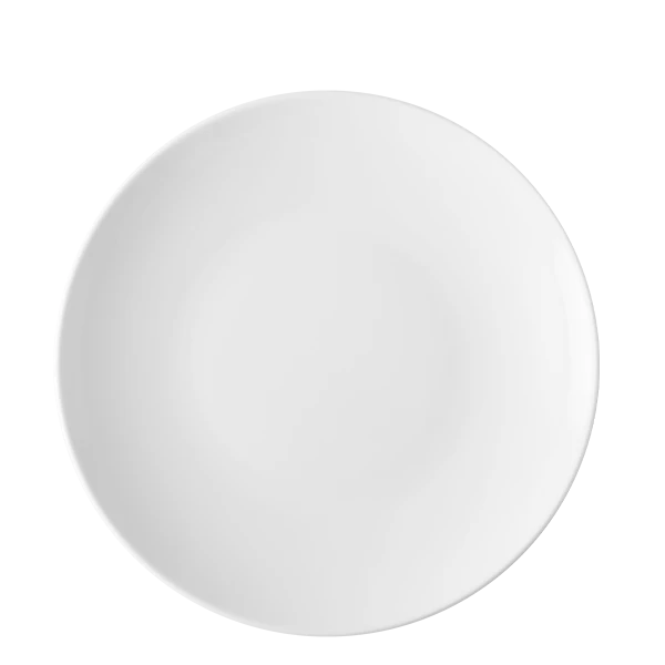 Flat plate 28 cm — Chic white