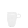 Tall mocha cup 80 ml — Gaya Atelier white
