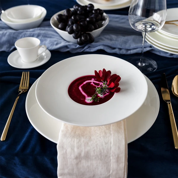 Deep plate 23.5 cm — Premium Platinum Line