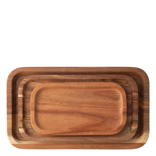 Podnos obdĺžnik malý Agát 20 x 11 cm - FLOW Wooden