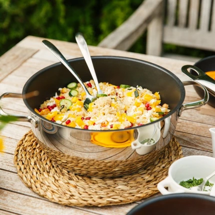 Wok Orion s pokrievkou 4,5 l Master Chef Lunasol