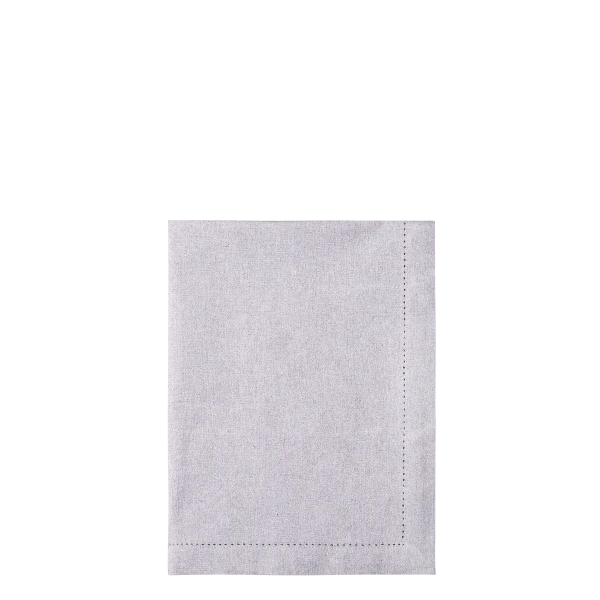 Svetlosivý bavlnený behúň na stôl 50 x 140 cm – Basic Ambiente