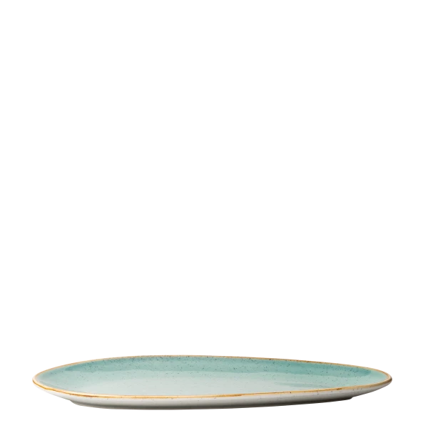 Plate oval 36 cm — Gaya Sand turquoise Lunasol