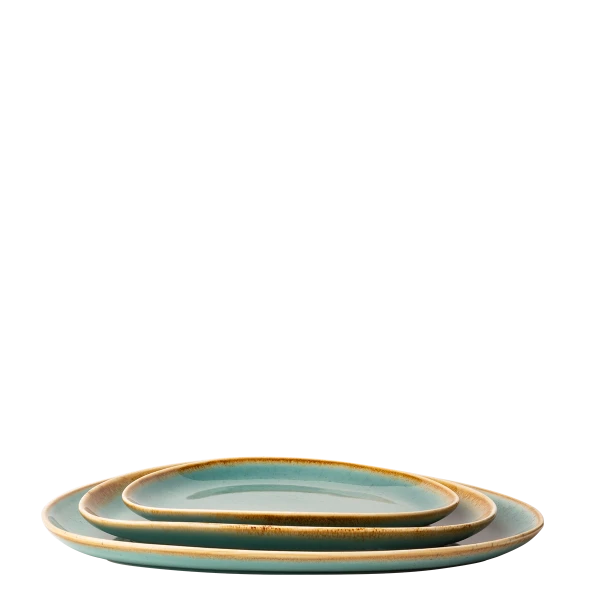 Tanier Triangle Sand tyrkysový 20,5 x 15,9 cm – Gaya