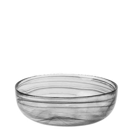 Miska čierna 21 cm - Elements Glass