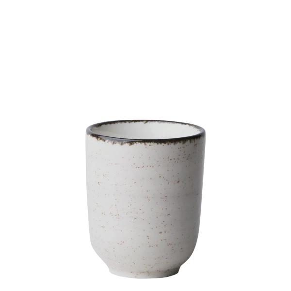 Kaffeebecher 220 ml - Gaya Atelier light grey speckled