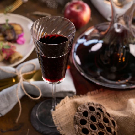 Red Wine glass 200 ml, set 2-pcs. — Gaya Glas Premium